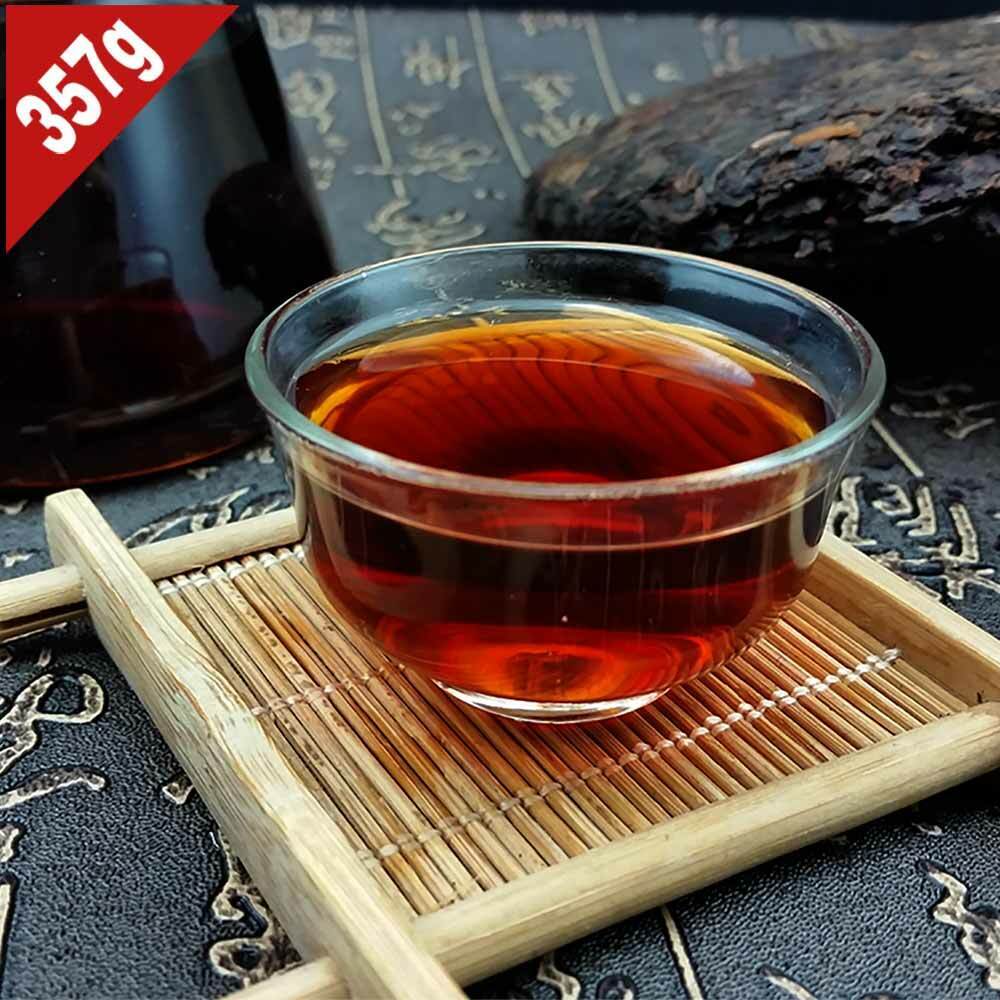 Yunnan Ban Zhang Royal Ripe Puer Authentic Chinese Menghai Ripe Pu-erh Tea 357g Secondary image