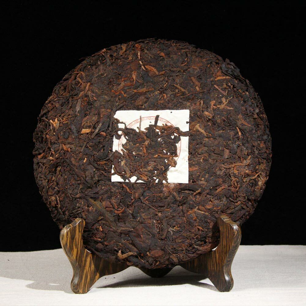 yr Sanpa Lao Ban Zhang Ripe Puerh 100% Natural Shu Puer Tea Ripe Tea 357g Main image