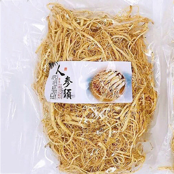 Healthy Herbal Tea Ginseng Root Naturally Dried Ginseng 人参须 白参须 散装生晒参须 人参须 250g