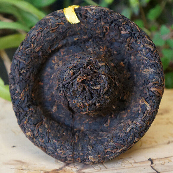 Big Snowy Mountain Xiaguan Mushroom Shape Aged Pu-erh Tea Cooked Ripe Puer 250g