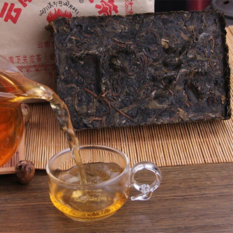 Raw  Xiaguan Baoyan Pu-Erh Xia Guan Flame Tibetan Tea Puer Tea Brick 250g Secondary image