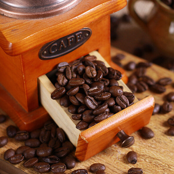 Roasted Arabica Coffee Beans Baking Charcoal Medium Deep Roast Coffee Beans 500g