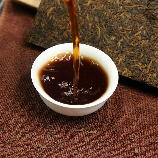 Yongzhen Shu Puer Ripe Puer "Palace Puer Tea Brick" /250g