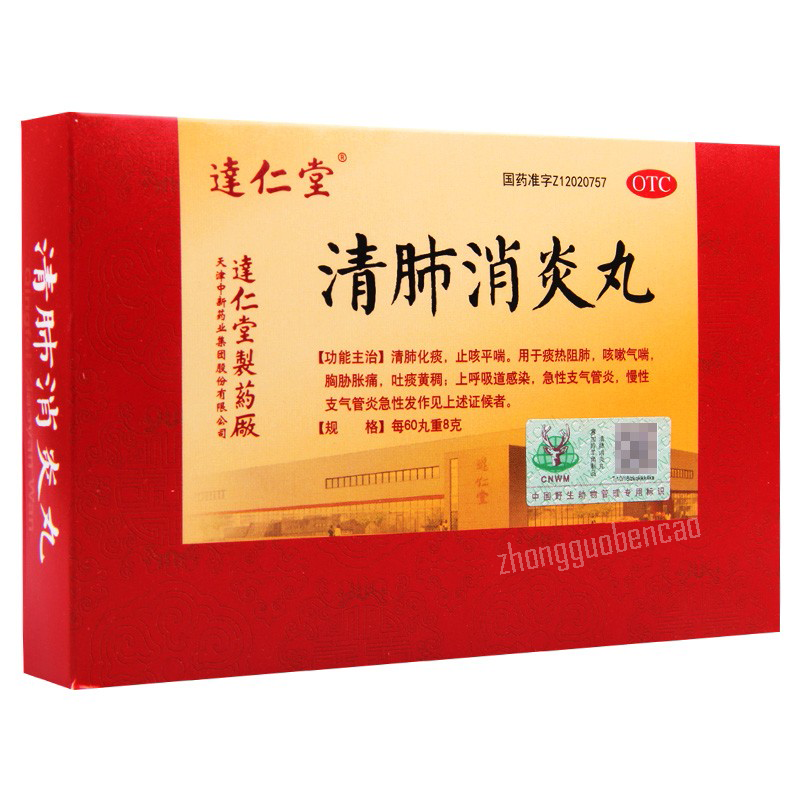 Darentang Qingfei Xiaoyan Wan 达仁堂清肺消炎丸 Secondary image