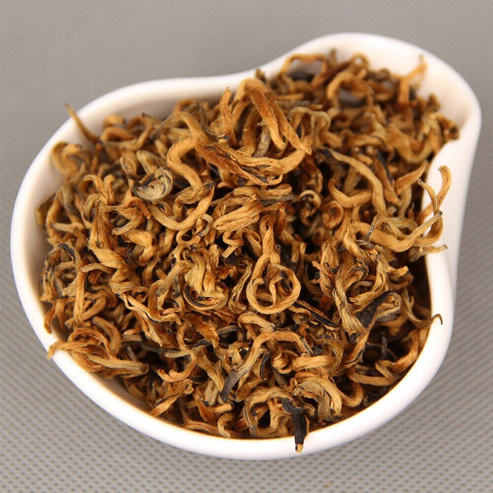 Honey Fragrant Golden Bud Black Tea Dian Hong Black Chinese Tea Red Tea 100g/box