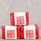 Black Tea Mini Fengqing Yunnan Dianhong Gold Cube Small Compressed Tea 100g