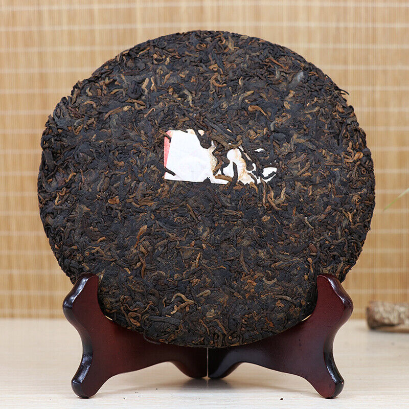 Aged Ripe Puer Tea Cake Ba Jiao Ting Li Ming 7590 Yunnan Qizibing Puer Tea 357g Secondary image
