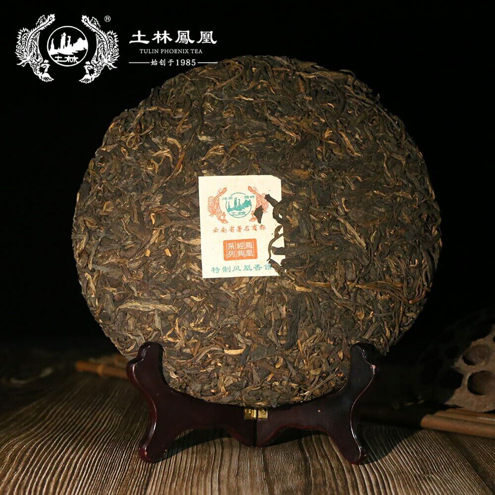 TuLin Phoenix Old Pu Erh Tea Top-grade "Special Xiang Bing" 702 Pu-erh Tea 380g Secondary image