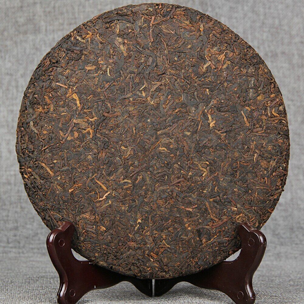 Menghai Scent of Time Ripe Puer Tea Golden Bud Shu Puerh Tea 357g