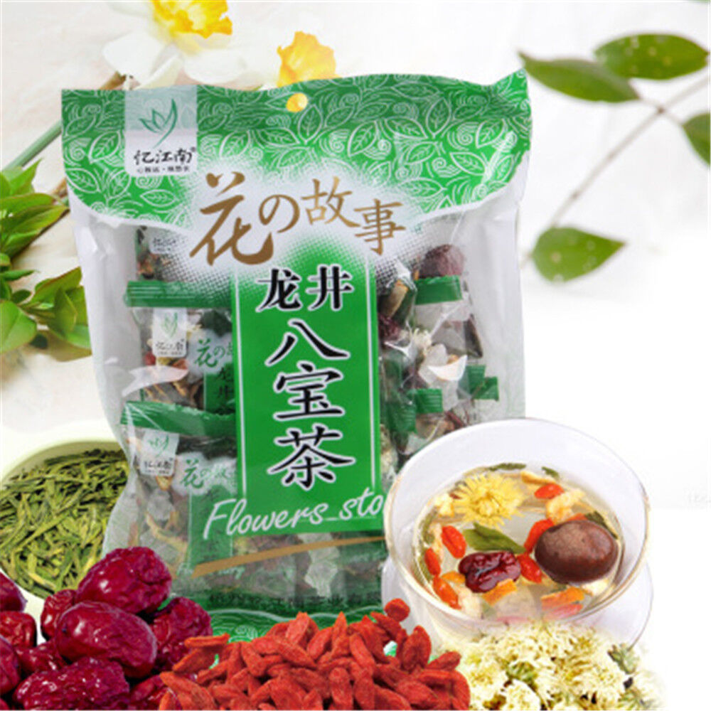 Red Date Longan Long Jing Tea Ba Bao Cha Chinese Herbal Eight Treasure Tea 120g Secondary image