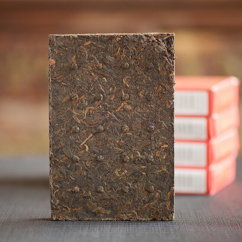 Pu-erh Tea Brick Zhongcha Aged Ripe Puer Brick CHINATEA Brand Zunxiang 7581 250g Secondary image