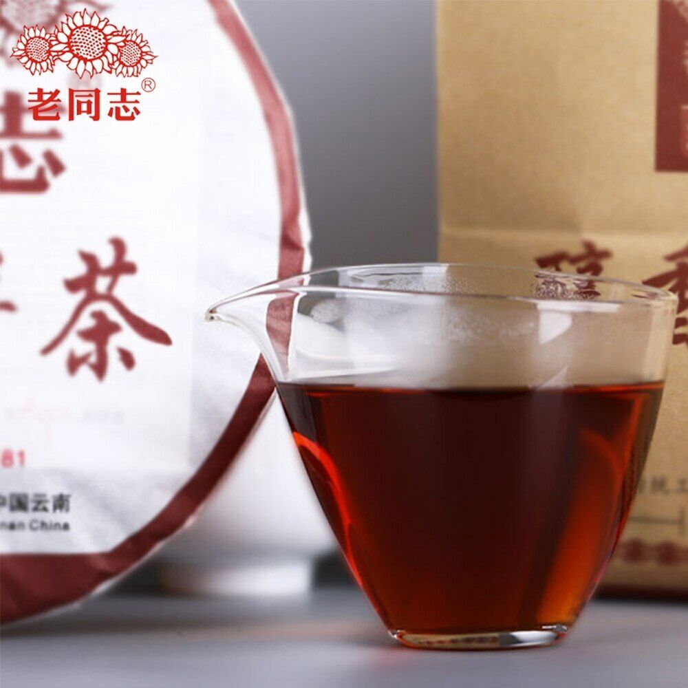 Anning Haiwan Chun Xiang Bing Cha Batch 181 Pu Erh Ripe Puer Tea 357g Main image