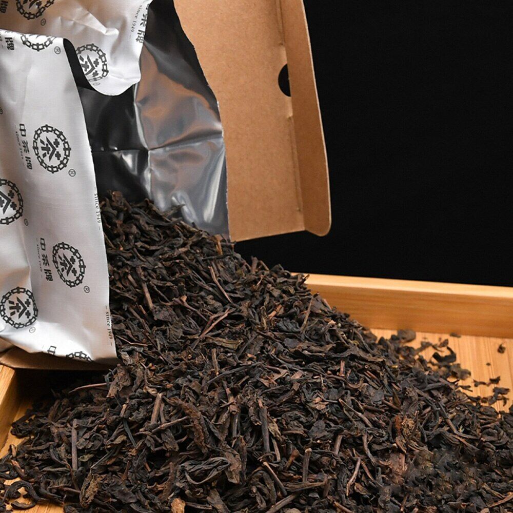 Classical Compressed Tea Top-grade Zhongcha Liupao Tea Dark Hey Cha China 500g Main image