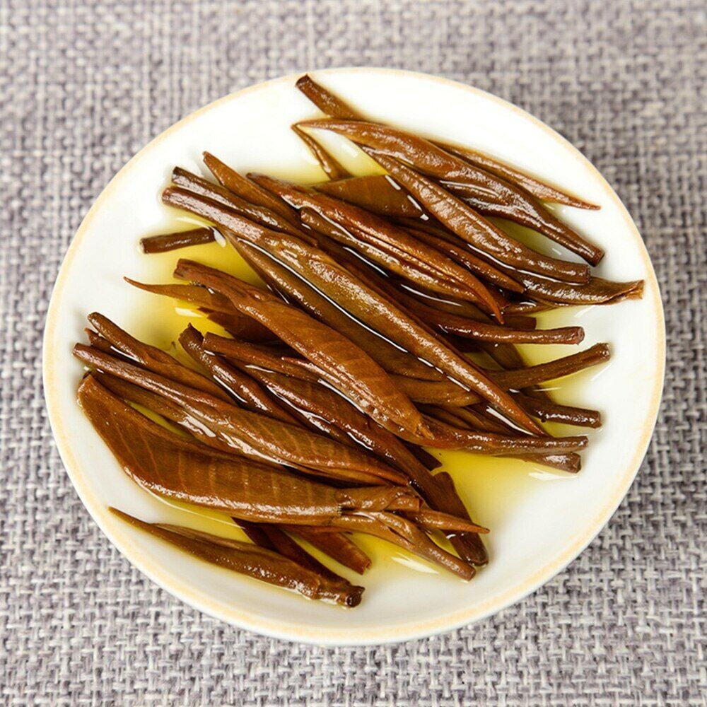 Yunnan Fengqing Big Golden Needle Tea Big Single Bud Black Chinese Tea 100g