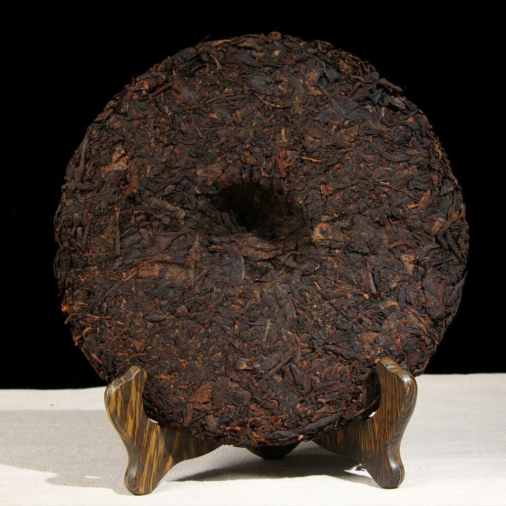 yr Sanpa Lao Ban Zhang Ripe Puerh 100% Natural Shu Puer Tea Ripe Tea 357g