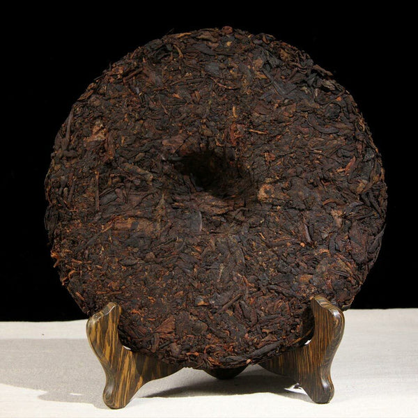 yr Sanpa Lao Ban Zhang Ripe Puerh 100% Natural Shu Puer Tea Ripe Tea 357g