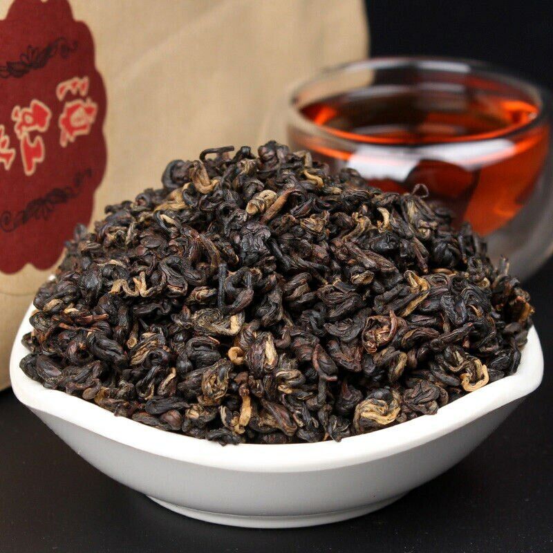 Dian Hong Tea Dian Hong Snail FengQing Chinese Tea Dianhong Yunnan Black Tea