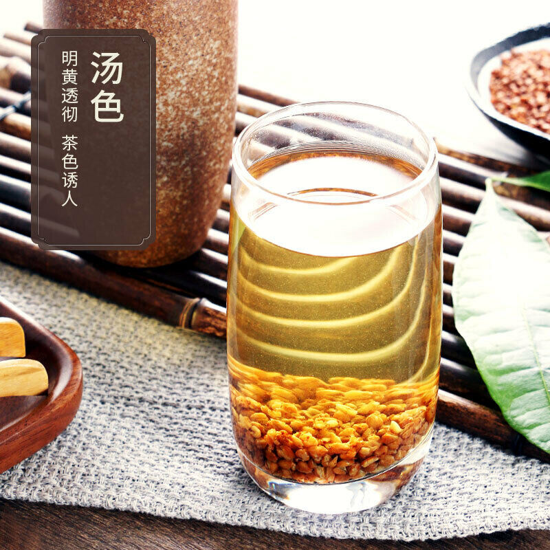 Healthy Tea Authentic Hei Ku Qiao Black Tartary Buckwheat Tea 北京同仁堂黑苦荞茶 7g*39袋 Main image