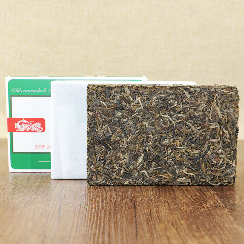 Pu-erh Tea Lao Tong Zhi Puer Brick Cha Haiwan 9968 Ancient Tree Comradesk 250g