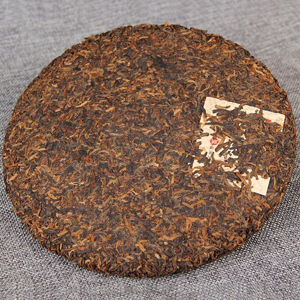 Old Tree Golden Bud Shu Puerh 357g Iceland Tribute Tea Ripe Puer Tea Secondary image