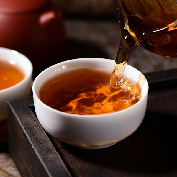 Yunnan Sun Dried Black Tea Ancient Arbor Tree Dian Hong Black Tea Cake 357g