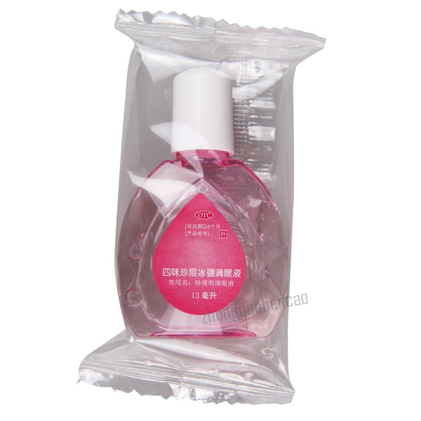 Zhenshiming Siwei Zhenceng Bingpeng Diyanye Eye Drops 珍视明四味珍层冰硼滴眼液