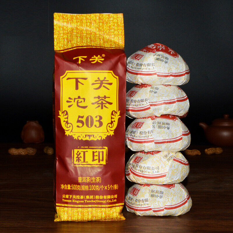 Cha Shen Puer Tuocha Classic Red Label 503 Xiaguan Pu-erh Authentic Tuo Cha Tea
