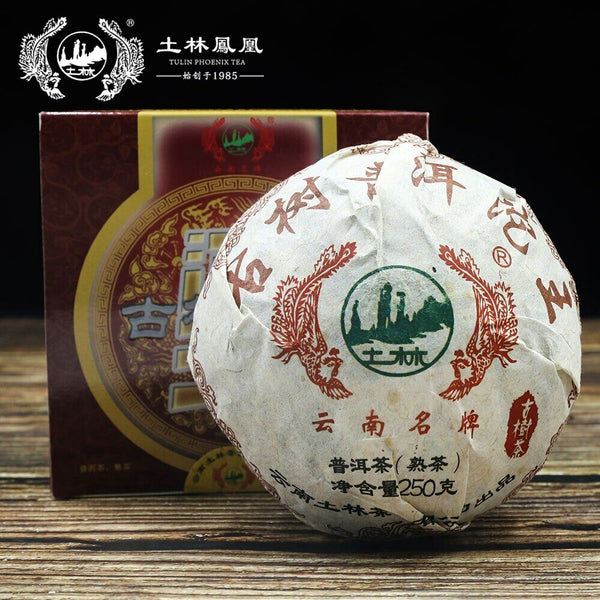 Premium  TuLin Phoenix Shu Puerh "Ancient Tree Puer" King of Tuocha 250g