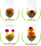 TEARELAE Blooming Tea Flowers 16pcs Individually Sealed Flowering Tea Balls
