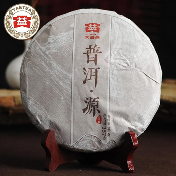 yr TAETEA Puerh Yuan Ripe Pu'er High Quality Shu Pu-erh Tea 357 g
