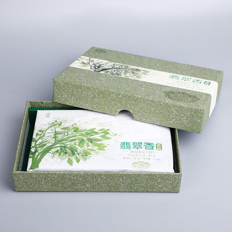 Authentic Haiwan Emerald Incense Cha Pu'er Brick Yunnan Ancient Tree Puer 250g Secondary image