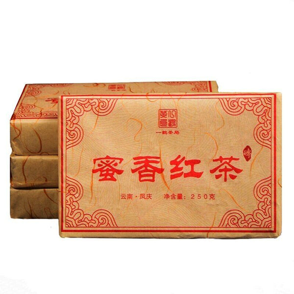Fengqing Dian Hong Golden Buds Dianhong Yunnan Dian Hong Black Tea Brick 250g