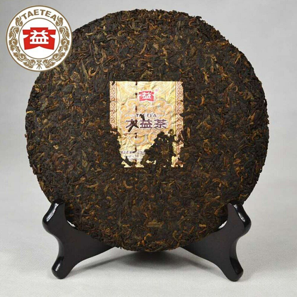 Top-grade Yunnan Menghai Dayi Pu'er Tea 7752 1601 Pu Er 357g Ripe Puer Tea Cake Main image