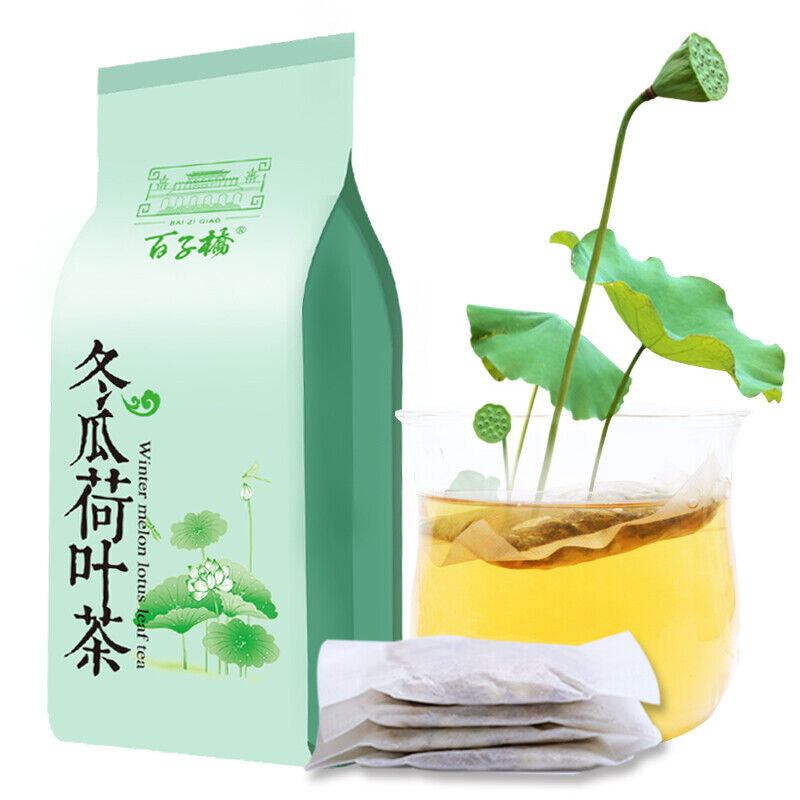White Gourd Slimming Tea Bag Herbal Teabags Includes Rose Lotus Leaf 40 Pcs