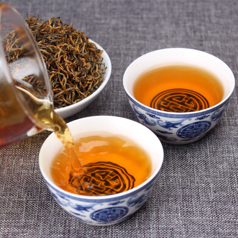 OrganicDianhong Golden Buds JIN SI Dian Hong Gold Yunnan Black Tea 250g Main image