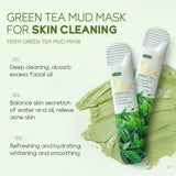 Green Tea Mud Mask Deep Cleansing Oil Control Moisturizing 5G Facial NEW D5K1
