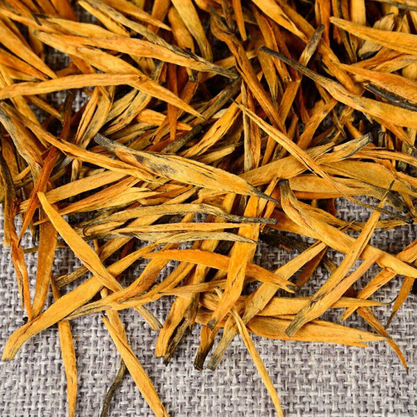 Yunnan Fengqing Big Golden Needle Tea Big Single Bud Black Chinese Tea 100g