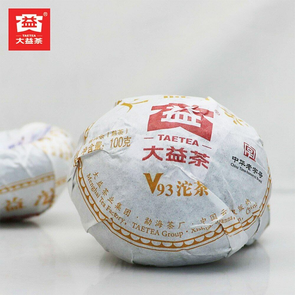 Ripe Pu'er Tuo Tea TAETEA CV93 Pu'er Tuocha Chinese Yunnan Ancient Tree 100g