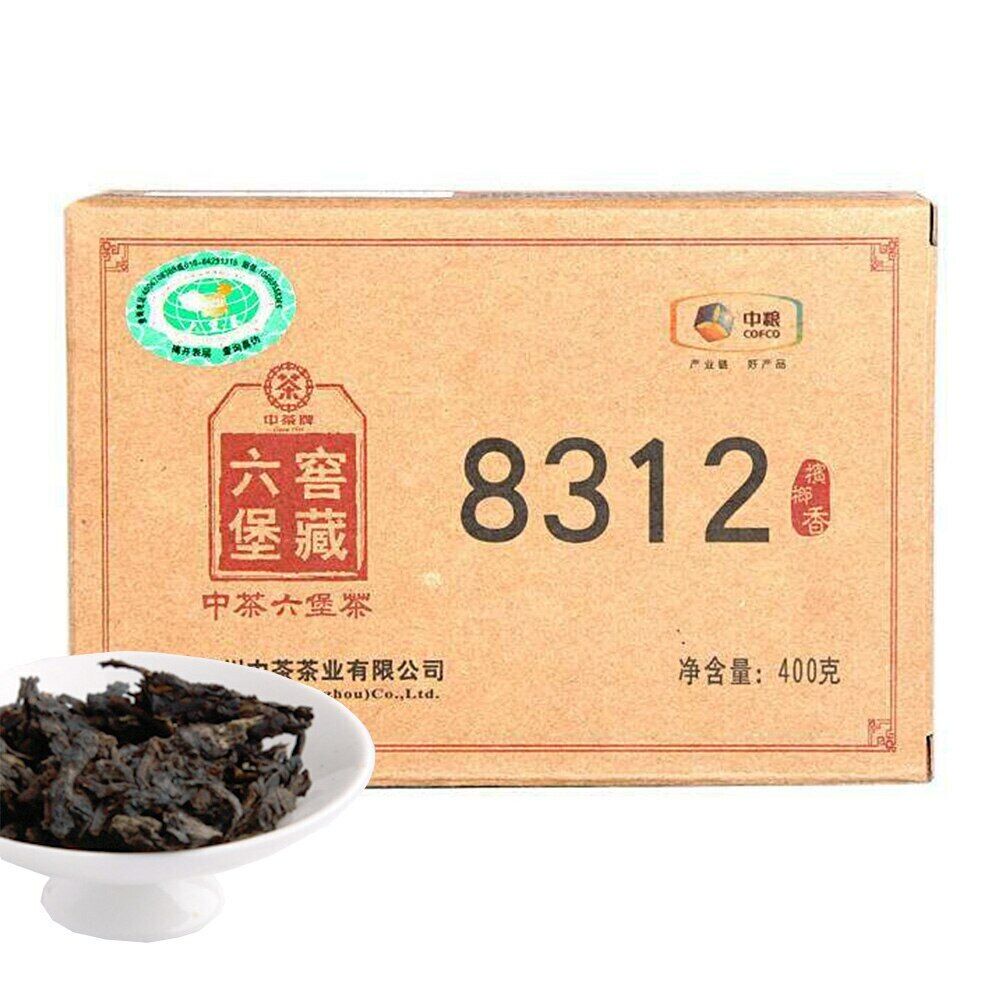 Hey Cha Liu Bao Zhong Cha Dark Tea Chinese Tea Brick 8312 Liupao Tea 400g Secondary image