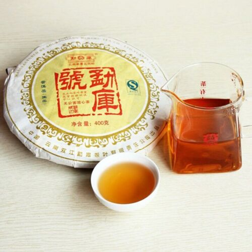 MengKu Rongshi Pollution-free Sheng Puerh Tea Mengku Hao Cha Puer Cake 400g Secondary image