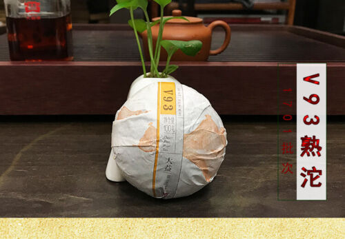 Tuo Cha V93 Yunnan Menghai Ripe TAETEA Dayi Ripe Pu-erh Chinese Pu'er Tea 500g