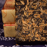Fengqing Dian Hong Golden Buds Dianhong Yunnan Dian Hong Black Tea Brick 250g