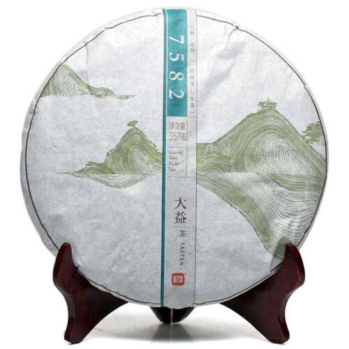 Puer Tea Yunnan Ecology Menghai Dayi Puerh TAETEA7582 Classic Cha Pu'er Tea 357g