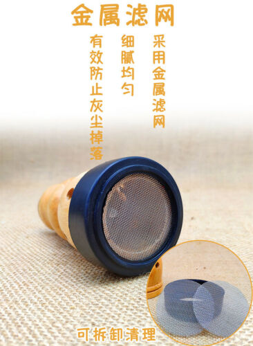 Yang Sheng Hu Lu Ai Jiu Mu Zhi Ai Tiao Juan Zhi Jia 1Pc养生葫芦艾灸木制艾条卷支架1件装