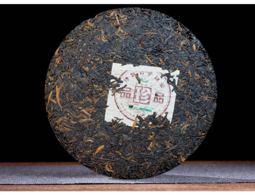 Treasures Puwen Yunya Pu'er Ripe Puer Tea Cake Ecology Ancient Tree Puer 400g Main image