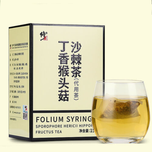 dingxiang houtougu shaji healthy herbal tea 橘皮佛手大麦山楂 修正 丁香猴头菇沙棘茶 调理养胃 5g*30小袋 Main image