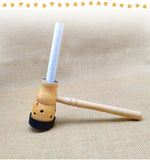 Yang Sheng Hu Lu Ai Jiu Mu Zhi Ai Tiao Juan Zhi Jia 1Pc养生葫芦艾灸木制艾条卷支架1件装